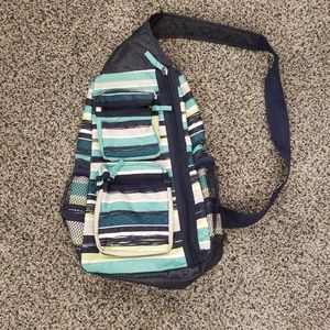 Thirty one cross body purse  used Blue/Green